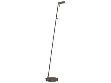 George Kovacs Georges Reading Room LED 50" Tall Copper Bronze Patina Floor Lamp GKP4314647
