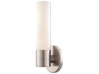 George Kovacs Saber Ii 12" Tall 1-Light Brushed Nickel White Glass LED Wall Sconce GKP5041084L