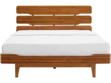 Greenington Currant Amber Brown Bamboo Wood Queen Platform Bed GTG0026AM