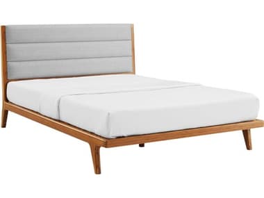 Greenington Mercury Amber Brown Bamboo Wood Queen Platform Bed GTGM001AM