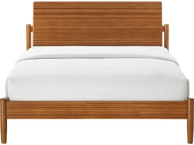 Greenington Monterey Amber Brown Bamboo Wood Queen Platform Bed GTGMT0001AM
