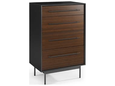 Greenington Park Avenue 28&quot; Wide 4-Drawers Ruby Black Bamboo Wood Accent Chest GTGPA0005RB