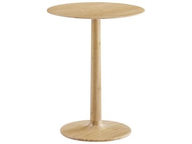 Greenington Accents 16" Round Bamboo Wheat End Table GTGSL0001WH