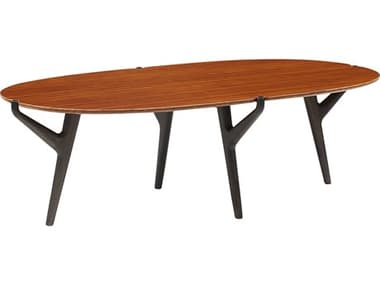 Greenington Tofino Oval Bamboo Amber Coffee Table GTGTF004AM