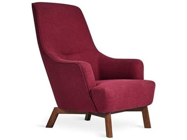 Gus* Modern Hilary 31" Red Fabric Accent Chair GUMECCHHILASTOMER