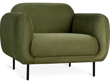Gus* Modern Nord 36" Green Fabric Accent Chair GUMECCHNORDCASGRO