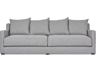 Gus* Modern Flipside 86" Parliament Stone Gray Fabric Upholstered Sofa Bed GUMECSFFLSIPARSTO