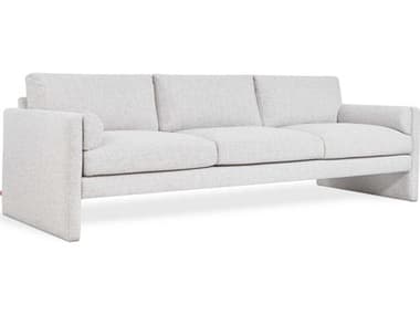 Gus* Modern Laurel 92" Robarts Sauble Gray Fabric Upholstered Sofa GUMECSFLAURROBSAU