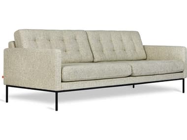 Gus* Modern Towne 84" Tufted Funfetti Gray Fabric Upholstered Sofa GUMECSFTOWNFUNLIN