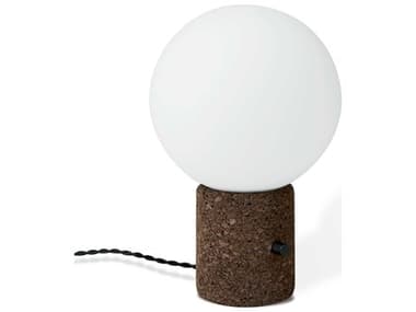 Gus* Modern Monocle White Table Lamp GUMECTLMONOCORCAR