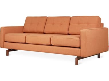 Gus* Modern Jane-2 84" Caledon Sedona Orange Fabric Upholstered Sofa GUMKSSFJAN2CALSEDASHWAL