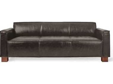 Gus* Modern M-cabot Saddle Black Leather Sofa GUMMXSFCABOSADBLA