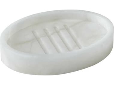 Global Views Alabaster Oval Soap Dish GV331923