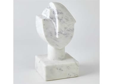 Global Views Mod Marble White Portrait Bust GV993751