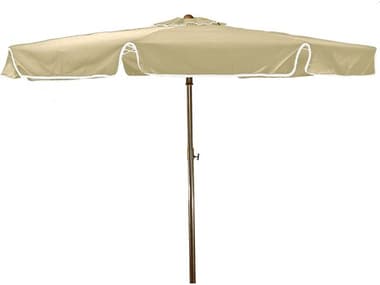 Grosfillex Beachmaster Aluminum 6.5 Foot Fiberglass Umbrella in Ivory GX98122831