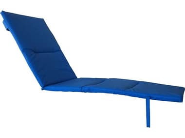 Grosfillex Eco Bahia Cushion Chaise Seat & Back in Blue GX98249231