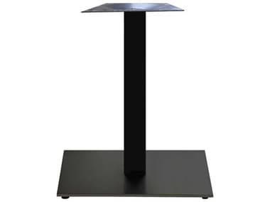 Grosfillex Gamma Steel Black 22'' Square Dining Height Table Base GXUS504017