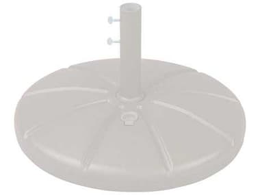 Grosfillex Resin White Umbrella Base with Filling Cap GXUS602104