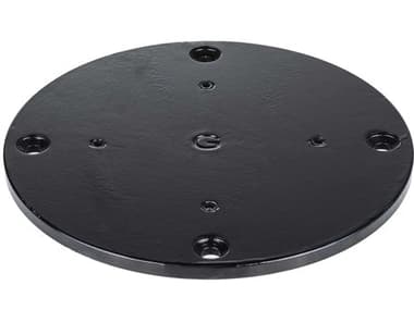 Grosfillex Deck Plate Concrete Black for 10'' Foot Windmaster Cantilever Umbrella GXUS603017