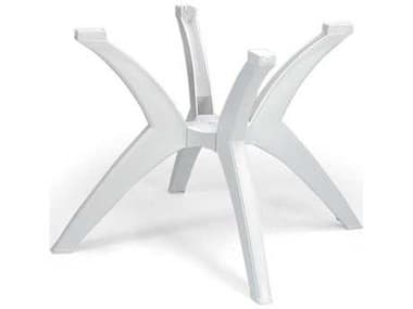 Grosfillex Classic Resin White Y-Leg Pedestal Table Base GXUS850004