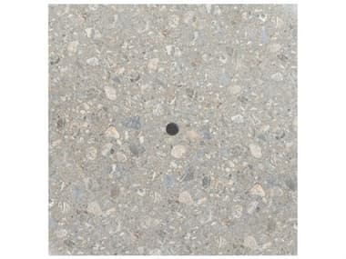 Grosfillex Molded Melamine Resin Tokyo Stone 32'' Square Table Top with Umbrella Hole GXUT235781