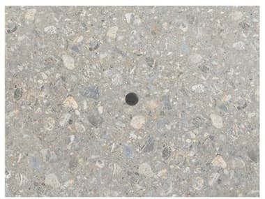 Grosfillex Molded Melamine Resin Tokyo Stone 48''W x 32''D Rectangular Table Top with Umbrella Hole GXUT275781