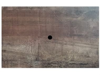 Grosfillex Molded Melamine Resin Arizona 48''W x 32''D Rectangular Table Top with Umbrella Hole GXUT275816