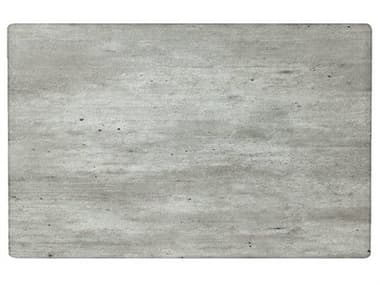 Grosfillex HPL Resin Granite 48''W x 32''D Rectangular Table Top with Rails GXUT330038