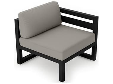Harmonia Living Avion Aluminum Right Arm Section Lounge Chair HALHLAVNRAS