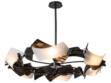 Hubbardton Forge Crest 37" 6-Light Bronze Pendant HBF132161