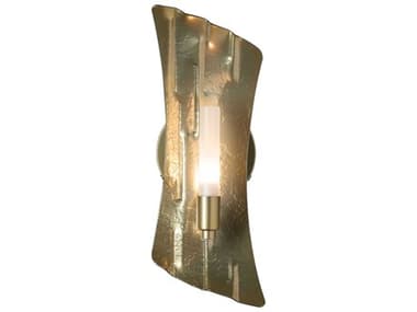 Hubbardton Forge Crest 13" Tall 1-Light Gold Wall Sconce HBF201062