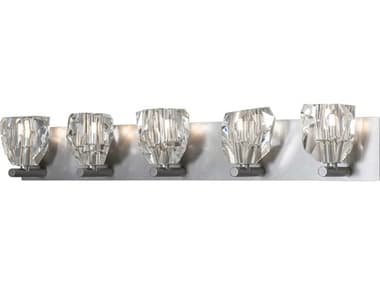 Hubbardton Forge Gatsby 36" Wide 5-Light Crystal Vanity Light HBF201323
