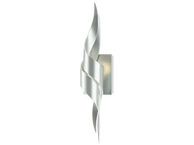 Hubbardton Forge Flux 19" Tall 1-Light Silver Wall Sconce HBF206101