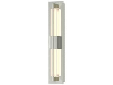 Hubbardton Forge Axis 23" Tall Gold Glass LED Wall Sconce HBF206440