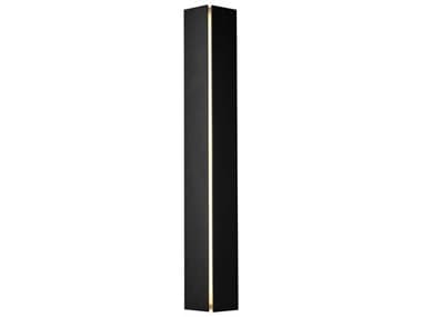 Hubbardton Forge Gallery 24" Tall 1-Light Black Glass LED Wall Sconce HBF217652