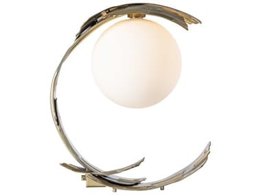 Hubbardton Forge Crest Opal Glass Gold Table Lamp HBF272111