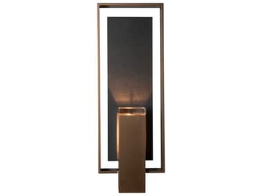 Hubbardton Forge Shadow Box 1-Light Outdoor Wall Light HBF302604