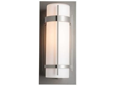 Hubbardton Forge Banded 1 - Light 16'' High Incandescent Outdoor Wall Light HBF305893