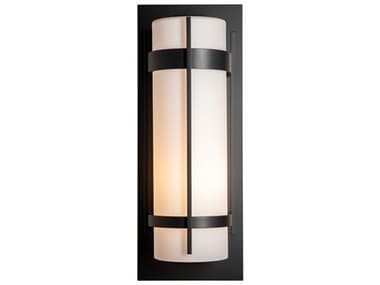 Hubbardton Forge Banded 1 - Light 26'' High Incandescent Outdoor Wall Light HBF305895