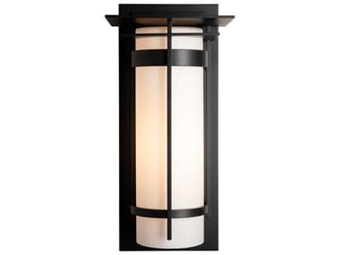 Hubbardton Forge Banded 1 - Light 20'' High Incandescent Outdoor Wall Light HBF305994