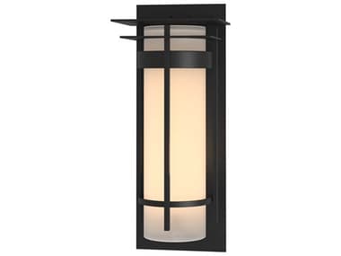 Hubbardton Forge Banded 1 - Light 26'' High Incandescent Outdoor Wall Light HBF305995