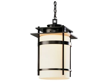 Hubbardton Forge Banded 1 - Light 22'' High Outdoor Hanging Light HBF365894