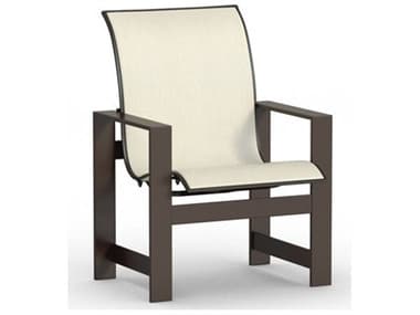 Homecrest Grace Sling Aluminum Low Back Dining Arm Chair HC10370