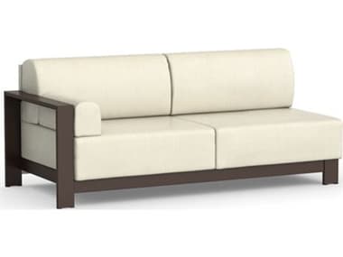 Homecrest Grace Modular Aluminum Right Arm Sofa with Arm Pillow HC1043R