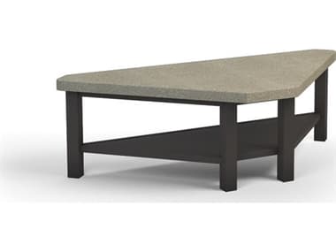 Homecrest Elements Air Aluminum 37''W x 24''D Stonegate Corner Unit Side Table HC1310016SG