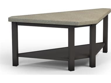 Homecrest Elements Air Aluminum 37''W x 24''D Stonegate Corner Unit End Table HC1310020SG