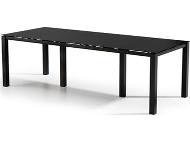 Homecrest Mode Aluminum 110''W x 44''D Rectangular Counter Table HC1344110B