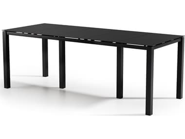 Homecrest Mode Aluminum 110''W x 44''D Rectangular Bar Table HC1344110BR