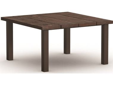 Homecrest Timber Aluminum 48'' Wide Square Dining Table HC2548SDTMNU