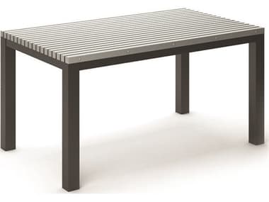 Homecrest Eden Aluminum 60''W x 35''D Rectangular Dining Table HC263060